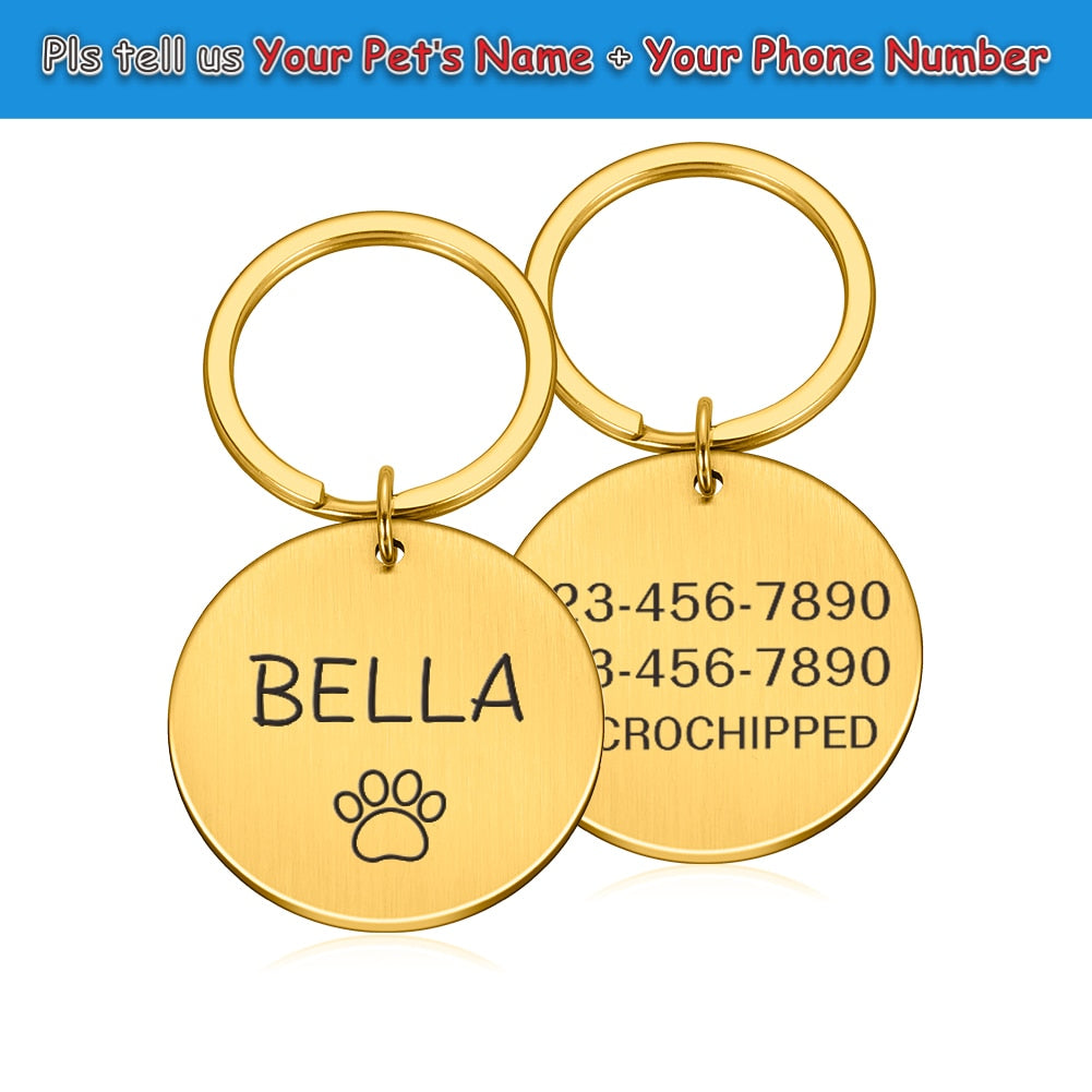 Personalised Dog/Cat Tag Pet ID