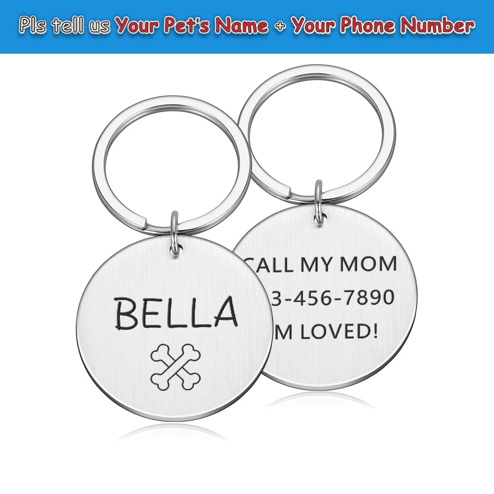 Personalised Dog/Cat Tag Pet ID